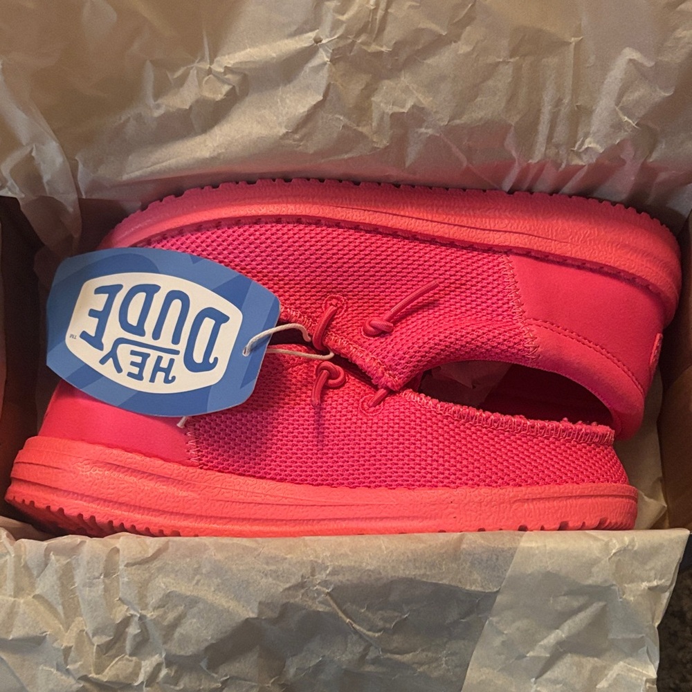 Hey Dude Kids Wally Funk Mono Electric Pink